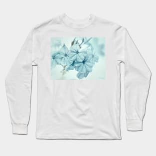 Plumbago is the language that my garden speaks in summer... Long Sleeve T-Shirt